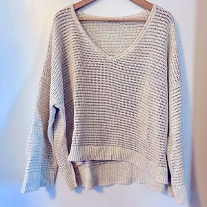 Madewell Perforated Fisherman Sweater